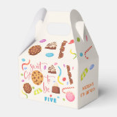 Zo lief om... kinderen verjaardag te zijn bedankdoosjes (Achterkant)