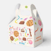 Zo lief om... kinderen verjaardag te zijn bedankdoosjes (Voorkant Zijde)