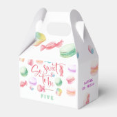 Zo lief om... kinderen verjaardag te zijn bedankdoosjes (Achterkant)