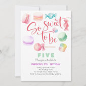 Zo lief om... kinderen verjaardag te zijn kaart (Voorkant)