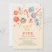 Zo lief om kinderen verjaardag te zijn kaart (Voorkant)