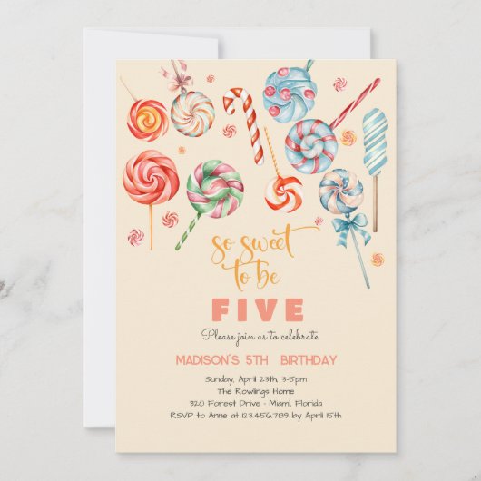 Zo lief om kinderen verjaardag te zijn kaart (Voorkant)