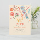 Zo lief om kinderen verjaardag te zijn kaart (Staand voorkant)