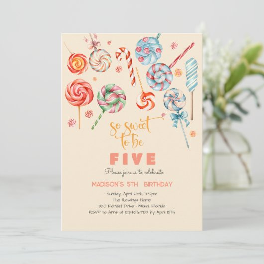 Zo lief om kinderen verjaardag te zijn kaart (Staand voorkant)