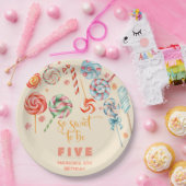 Zo lief om kinderen verjaardag te zijn papieren bordje (Feest)