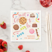 Zo lief om... kinderen verjaardag te zijn servet (Insitu)