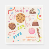 Zo lief om... kinderen verjaardag te zijn servet (Voorkant)