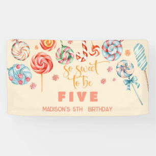 Zo lief om kinderen verjaardag te zijn spandoek