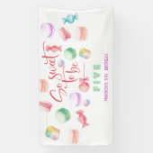 Zo lief om... kinderen verjaardag te zijn spandoek (Verticaal)