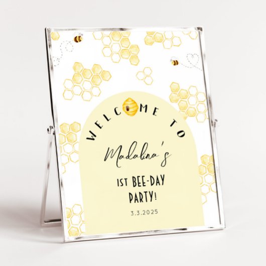 Zo lief om op een dag een bijenfeestje te zijn poster