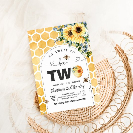 Zo lief om te zijn twee bijen themafeest eerste ve kaart