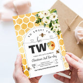 Zo lief om te zijn twee bijen themafeest eerste ve kaart