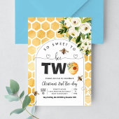 Zo lief om te zijn twee bijen themafeest eerste ve kaart