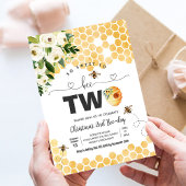 Zo lief om te zijn twee bijen themafeest eerste ve kaart