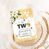 Zo lief om te zijn twee bijen themafeest eerste ve kaart