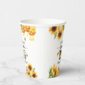 Zo lief om twee bloemen te zijn 2e verjaardag papieren bekers (Rechts)