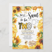 Zo lief om twee bloemen te zijn 2e verjaardag Uitn Kaart (Voorkant)