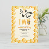 Zo lief om twee meisjes te zijn eerste verjaardag kaart (Staand voorkant)