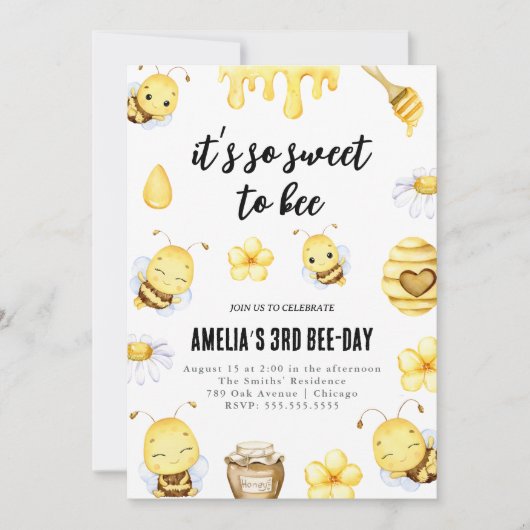 Zo lief om verjaardagsuitnodiging te zijn Any Age Kaart (Voorkant)