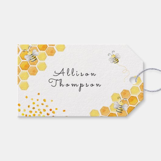 Zo lief voor bijenkinderen, verjaardag cadeaulabel (Voorkant (Horizontaal))