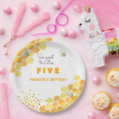 Zo lief voor bijenkinderen, verjaardag papieren bordje (Feest)