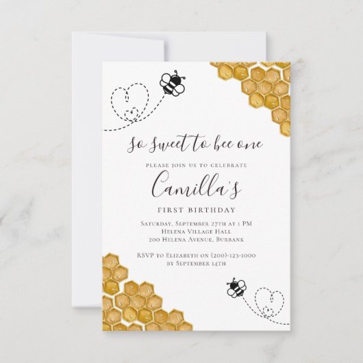 Zo lief voor één verjaardag bij te zijn kaart (Voorkant)