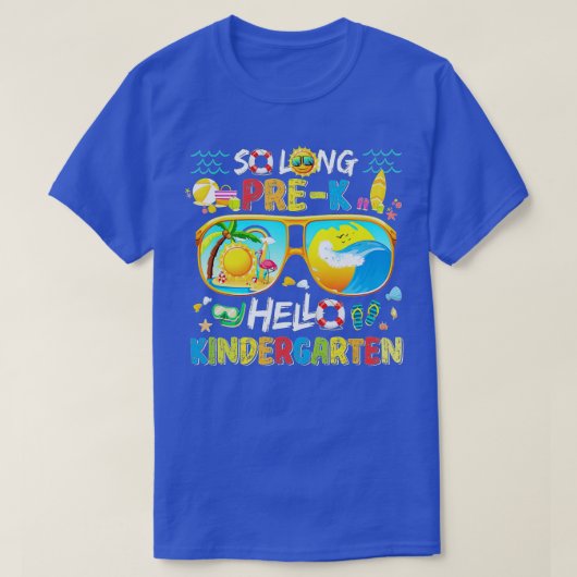 Zo Long Prek Hallo Kindergarten Prek Afstuderen Sc T-shirt (Design voorkant)