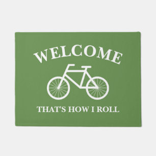 Zo maak ik een grappige fiets met een welkome deur deurmat