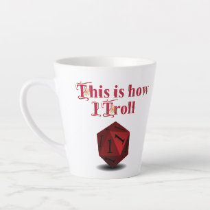 Zo maak ik me zorgen - Kritieke RPG-muis Latte Mok