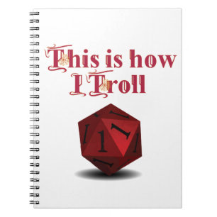 Zo maak ik me zorgen - Kritieke RPG-muis Notitieboek