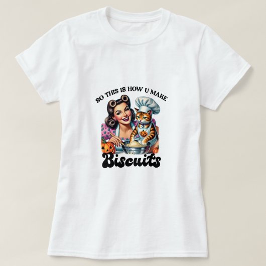 Zo maak je koekjes t-shirt (Design voorkant)