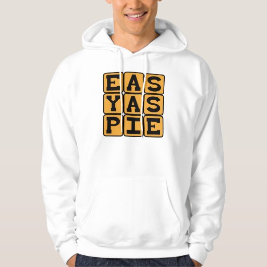 Zo makkelijk als wat, heel eenvoudig hoodie (Voorkant)
