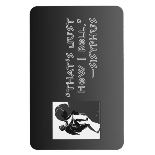 "Zo moet ik het doen" — Sysiphus Magneet (Verticaal)