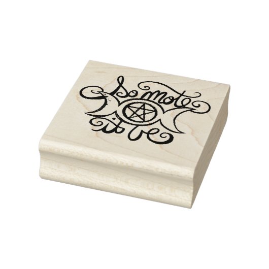 Zo Moge het Zijn Drie-eenheid Maan Godin Symbool Rubberstempel (Stempel)