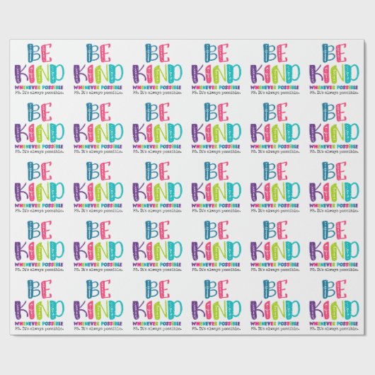 Zo mogelijk cadeaupapier (Vlak)