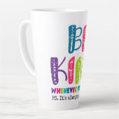 Zo mogelijk latte mok (Linkerhoek)