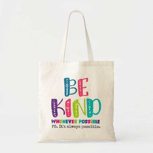 Zo mogelijk tote bag (Voorkant)