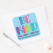 Zo mogelijk vierkante sticker (Envelop)