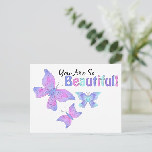 Zo mooi! briefkaart (Staand voorkant)