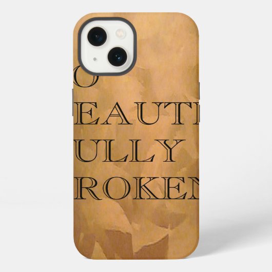 Zo Mooi Gebroken iPhone Hoesje (Achterkant)