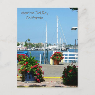 Zo mooi Marina Del Rey Briefkaart! Briefkaart
