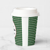 Zo mooi pompoen kruid (groene achtergrond) papieren bekers (Rechts)