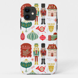 Zo mooi traditioneel Notenkraker Waterverf Rood Case-Mate iPhone Case