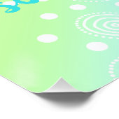 Zo mooi, zo klein pasteelregenboognestafdrukken perfect poster (Hoek)