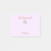 Zo mooie bruidsmeisje bloemenboeket post-it® notes (Voorkant)