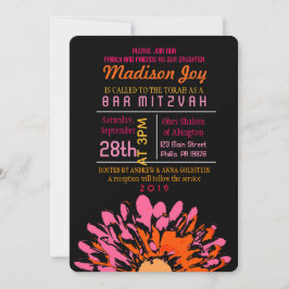 ZO MOoie DAISY Bat Mitzvah Uitnodiging