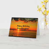 Zo Mooie verjaardag aangezien u Kleindochter bent Kaart (Gele Bloem)