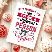 Zo niet dan voor u grappige ex-antivalentijnsdag feestdagen kaart