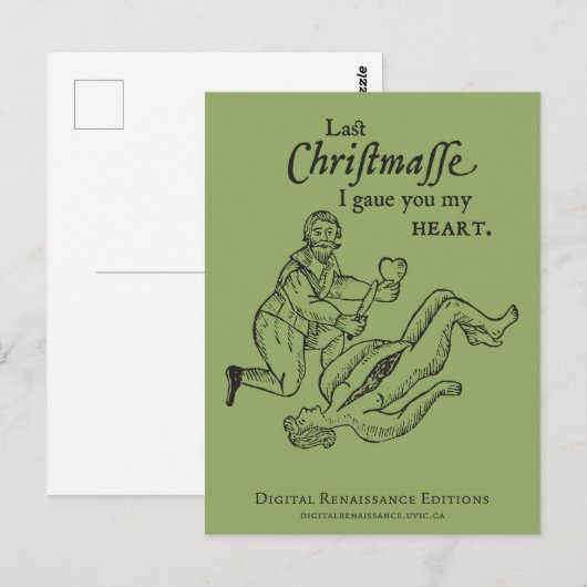 (Zo niet) Merry Old England Briefkaart (Voorkant / Achterkant)