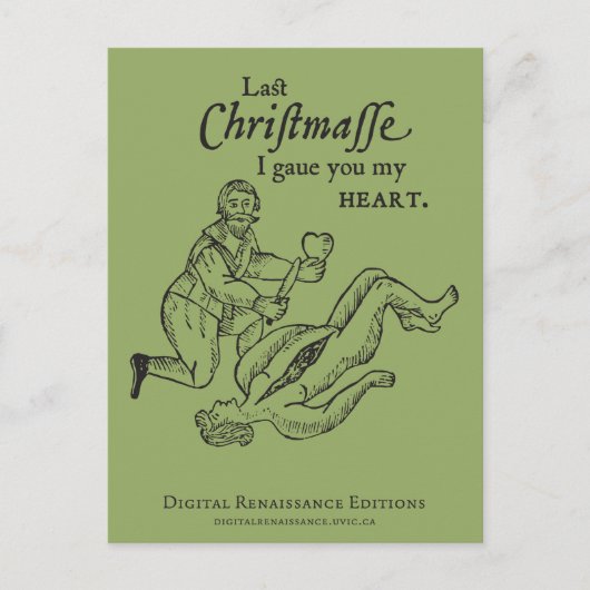 (Zo niet) Merry Old England Briefkaart (Voorkant)